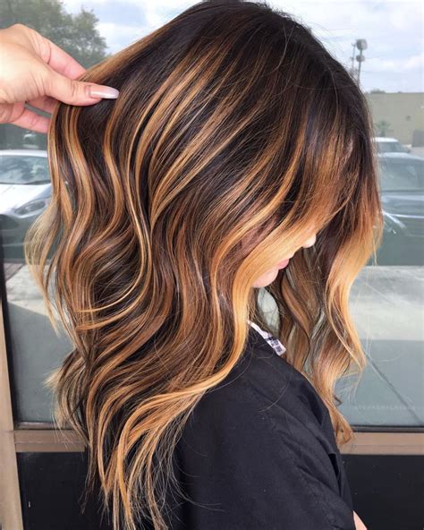 light brown hair with caramel highlights|light brunette with highlights.